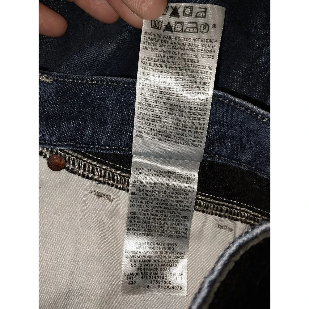 Levi’s 527 Men’s Bootcut Blue Jeans 31x32 Flap Pocket